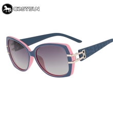 2018 Luxury Women Sunglasses brand designer woman glasses Big Temple ploarized Lens Sunglasses female shades 0026 2024 - buy cheap