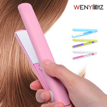 The New Mini icon Ceramic Electronic Hair Straighteners Dry & Wet Professional Curler Styling Tools EU Plug 2024 - buy cheap