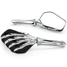 Free Shipping Black/BlackChrome Skeleton Hand Motorcycle Mirrors For Honda  CBR600RR 2003-2012 2024 - buy cheap