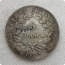 Monedas conmemorativas de Francia, réplica de monedas de medalla, coleccionables, 5 FRANC, 1810 2024 - compra barato