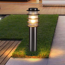 Водонепроницаемый садовый светильник BEIAIDI, лампа для газона из нержавеющей стали, 45/60 см, для двора, дорожек, виллы, забора, ландшафта, столбов, газона 2024 - купить недорого