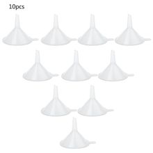 Educational Tools 10Pcs Plastic Small Funnels For Perfume Liquid Essential Oil Filling Empty Bottle Packing Tool 2024 - buy cheap