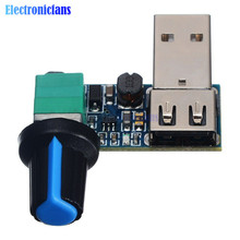 5V to 12V Micro USB Fan Stepless Speed Controller Regulator with Switch Speed Module Fan Governor Volume Male Female USB Adapter 2024 - buy cheap