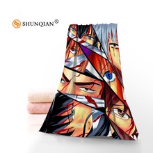 Custom Gintama Anime Towel Printed Cotton Face/Bath Towels Microfiber Fabric 35X75cm,70X140cm Shower Towels 2024 - buy cheap