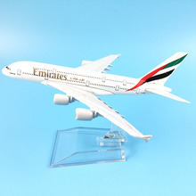 Air Emirates A380 Airlines Airplane Model Airbus 380 Airways 16cm Alloy Metal Plane Model Stand Aircraft M6-039 2024 - buy cheap