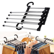 1pc Closet Organizer Trouser Pants Ties Scarf Shawl Rack Hanger Household Clothes Organizer Clothing Storage Rack Drying rack 2024 - buy cheap