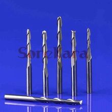 3.175*5mm Carbide CNC Router Bits Two Flutes End Mill Double Flutes Milling Cutter Spiral PVC Cutter Woodworking 2024 - buy cheap