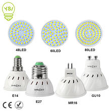 LED Lamp GU10 MR16 E27 E14 Lampada LED Spotlight Lamp 4W 6W 8W 220V 240V LED Bulb Spot Light SMD2835 Bombillas White/Warm White 2024 - buy cheap