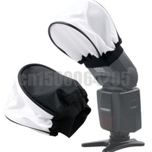 2pcs  SOFT Flash Bounce Diffuser for canon nikon sony pentax Olympus 2024 - buy cheap