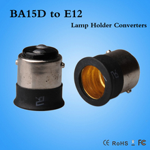 BA15D to E12 lamp holder adapter E12 to BA15D lamp socket base converter 2024 - buy cheap