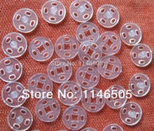 200pcs/lot Dia 10mm Nylon Button Round Snap Buttons Sewing button Garment Accessories Scrapbooking 2024 - buy cheap