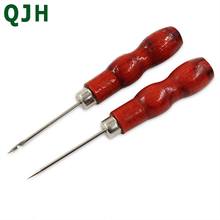 QJH Red leather craft awl hand sewing tool leather shoes repair hook awl puncher positioning drilling tool 1PCS/2PCS 2024 - buy cheap