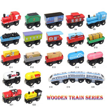 XDR Magnetic Wooden Trains Model Toys Wooden Train Track Universal Accessories Compatible With Most Brand Tracks & Thoma Tracks 2024 - buy cheap