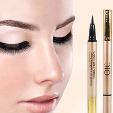 Drop Ship New Fashion QIC Women Black Eye Liner Pen Eyeliner Pencil Quick Waterproof Make Up Eyeliner Pen 1pc Eyeliner 0123 2024 - buy cheap