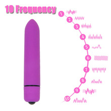 Powerful 10 Speed Vibrating Mini Bullet Shape Vibrator Waterproof G-spot Massager Sex Toys for Women Female Adult Products 2024 - buy cheap