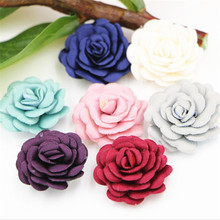 50PCS Handmade Fabric Flower Crafts Fit for Fashion Lady Girls Summer Hair Jewelry Clip Pin Headband Handbag Decoration DIY 2024 - buy cheap