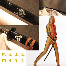 Kill Bill handmade sharp katana samurai japanese swords real katansa swords for sale katanas 2024 - buy cheap