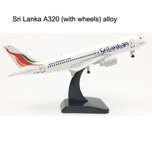 20CM Airplane model SriLankan Airlines Airplane model 16CM Airbus A320 Plane model Alloy Metal Diecast Aircraft model Toy plane 2024 - buy cheap