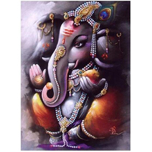 Ganesha Indian buddha Full Square Diamond Embroidery 5D Diamond Painting Cross Stitch Diamond Mosaic Wedding DecorationZP-1704 2024 - buy cheap