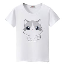 BGtomato super cute cat tops original brand funny t-shirt women lovely cat summer tshirt good quality comfortable top tees 2024 - buy cheap