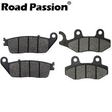 Estrada paixão moto dianteiro & traseiro pastilhas de freio para bonneville américa 790 cc 2002-2006 800 2001-2006 t100 865 cc 2002-2009 2024 - compre barato