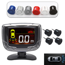 Sensor de aparcamiento automático para coche, sistema Parktronic con 4 sensores de marcha atrás, Monitor de Radar de aparcamiento, pantalla LED, PZ312 2024 - compra barato