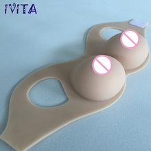 IVITA-pechos de silicona grandes y grandes formas de pechos falsos para travestis, aumentador de mastectomía, 6000g, color Beige 2024 - compra barato