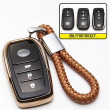 TPU Car Key Chains Cover Case For Toyota Corolla C-hr RAV4 Crown Camry Highlander Land Cruiser 200 Avensis Auris Chr Accessories 2024 - buy cheap