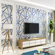 Papel De pared 3D para decoración De sala De estar, Fondo De TV, Papel De pared no tejido, moderno y rayado, para dormitorio 2024 - compra barato