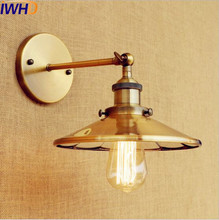 IWHD Gold Copper Vintage Wall Lamp Home Lighting Arm Edison Retro Wall Light Fixtures Loft Industrial Wall Sconce Apliques Pared 2024 - buy cheap