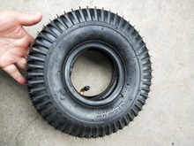 High quality tyre 260x85 tire and tube 3.00-4 (10"x3", 260x85) Knobby Scooter, ATV and Go Kart Tire and Tube motor tire 2024 - buy cheap