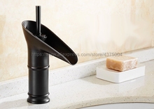 Black Oil Rubbed Brass Bathroom Basin Faucet Hot Cold Mixer Tap Single Handle Basin Tap Mixer Tap Nnf094 2024 - buy cheap