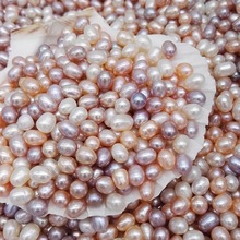 Cuentas de perlas Akoya sueltas para mujer, abalorios de perlas AA de 5-6mm, 6-7mm, 7-8mm, accesorios para manualidades 2024 - compra barato
