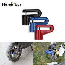 Herorider Motorcycle Bicycle Sturdy Wheel Brake Lock Security Anti Thief Alarm Motorcycl Anti theft Disk Disc Brake Rotor Lock 2024 - buy cheap