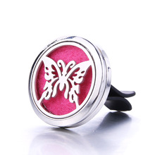 Fine Butterfly Car Clip Aromatherapy Essential Oil Diffuser Car Air Outlet Freshener Stainless Steel Exquisite Perfume Locket 2024 - buy cheap