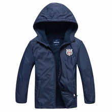 Casaco esportivo infantil, jaqueta de marca e design para crianças, à prova d'água, para primavera e outono 2024 - compre barato