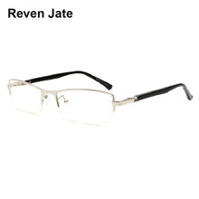 Reven Jate, титановые бизнес мужские очки, оптическая оправа, по рецепту, полуоправы, очки, очки для бизнеса, очки 2024 - купить недорого