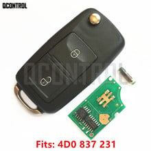 QCONTROL Car Remote Key DIY for AUDI A2 A3/B5 A4 A6 Quattro RS 1997 1998 1999 2000 2001 2002 2024 - buy cheap