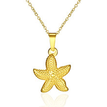 OUFEI Stainless Steel Necklace Accessories Bohemian Style Starfish Fashion Jewelry Gifts For men Pendant Necklace Long Necklace 2024 - buy cheap