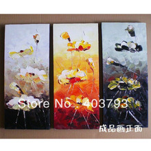 90cmX70cm hand painted Modern  Oil Painting On Canvas beauty kinfe flower landscape  decoration  (No frame) free shipping 2024 - buy cheap