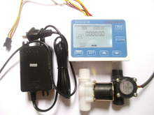 LOUCHEN ZM G1/2" Water Flow Control LCD Display Flowmeter +Flow Sensor Meter+Solenoid Valve Gauge +Power Adapter 2024 - buy cheap