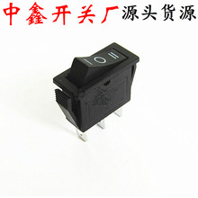 10pcs  KCD3 black 3 file 3 feet single knife double throw 15A rocker power boat switch power button rocker switch 2024 - buy cheap