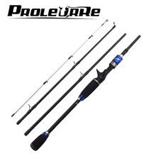 1.8m 2.1m Lure Rods 4 Section M Power Carbon Fibe Casting Travel Rod Spinning Fishing Rod Pesca 7-20g Fast Action Fishing Tackel 2024 - buy cheap