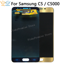 Super AMOLED For SAMSUNG GALAXY C5 C5000 LCD Display Touch Screen Digitizer Assembly Replacement For 5.2" SAMSUNG C5 LCD Display 2024 - buy cheap