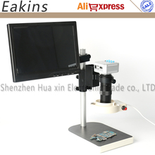 16MP HDMI USB Digital Industry Video Microscope Camera TF Card Video+100X C-mount Lens+56 LED Light+Stand+10.1" IPS Monitor 2024 - buy cheap