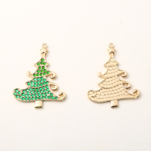 Llavero con diamantes para mujer, con forma especial de árbol de Navidad, pintura de diamantes, bordado de punto de cruz 2024 - compra barato
