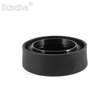 Universal 52mm 3-Stage 3 in1 Collapsible Rubber Foldable Lens Hood 52 mm DSIR Lens For Canon For Nikon For Sony Camera 2024 - buy cheap