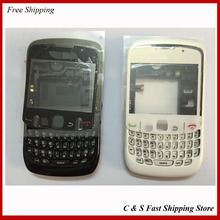 Оригинальный Полный Жилья Для Blackberry Curve 8520 Полная Замена Крышки Случая, белый и Черный Цвет 2024 - купить недорого
