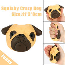 Fun antistress ball Pug Dog Mini Squeeze Squishy Toys Slow Rising 8cm Squeeze Stretchy Animal Healing Stress kids adults toys 2024 - buy cheap