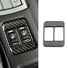 Areyourshop Carbon Fiber Car Electric Heated Seat Button Frame Trim For 86 BRZ Car Auto accessories Covers 2024 - buy cheap